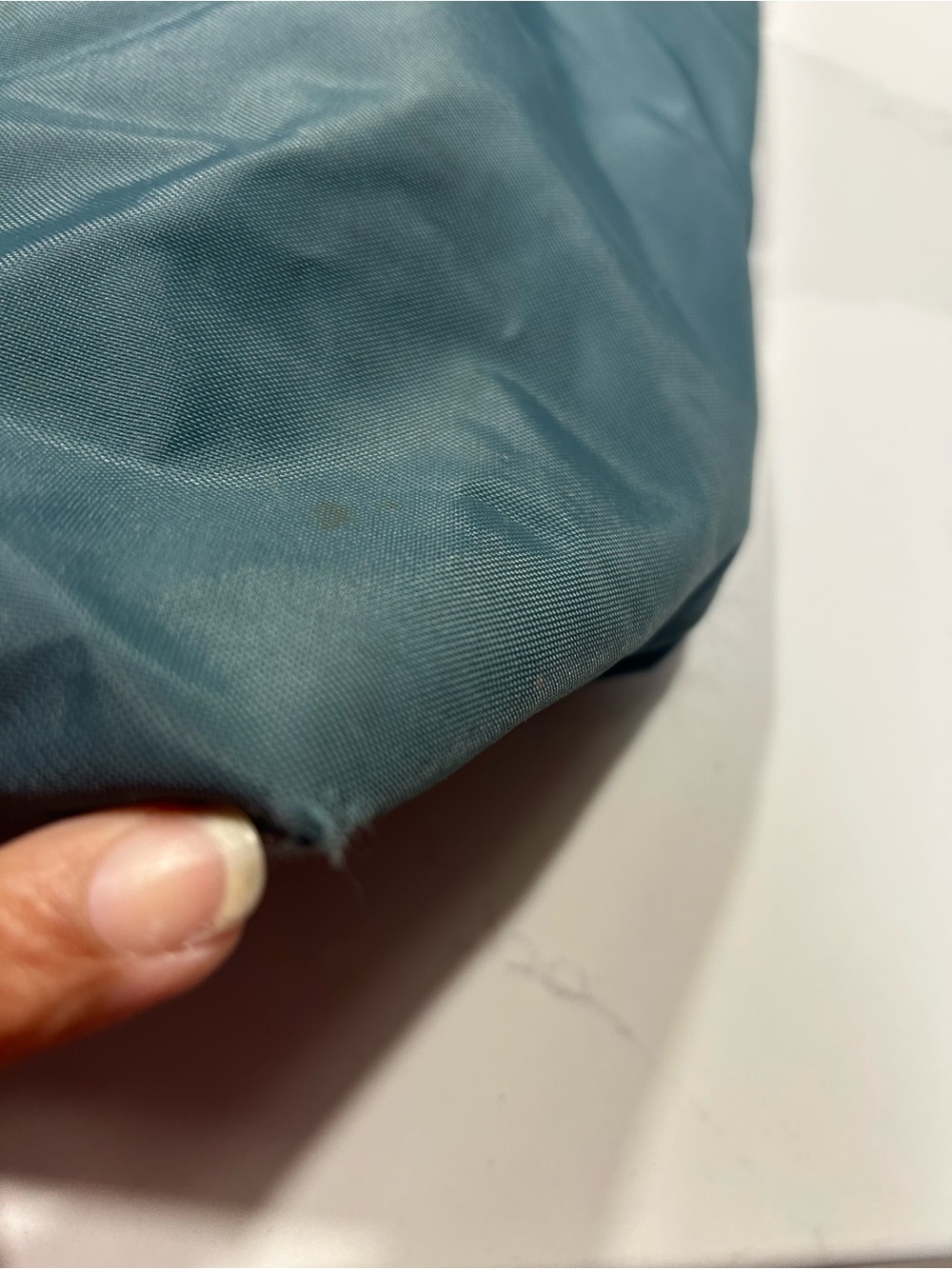 Longchamp Le Pliage Original Large Nylon Shoulder Tote Steel Blue/Grey*See Pics - Picture 14 of 14